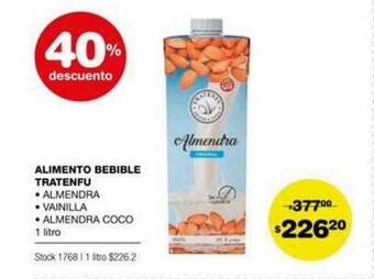 Atomo Conviene Alimento bebible tratenfu 40% descuento oferta