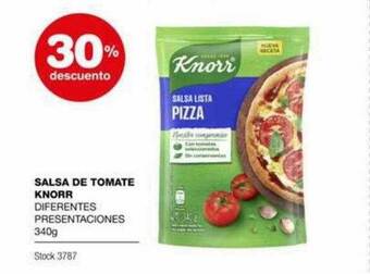 Atomo Conviene Salsa de tomate knorr 30% descuento oferta
