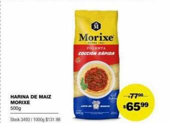 Atomo Conviene Harina de maiz morixe oferta