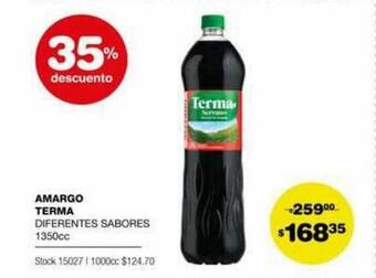 Atomo Conviene Amargo terma 35% descuento oferta