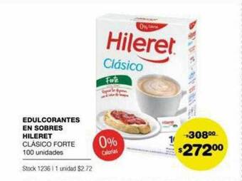 Atomo Conviene Edulcorantes en sobres hileret oferta