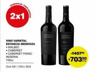 Atomo Conviene Vino varietal estancia mendoza 750cc oferta