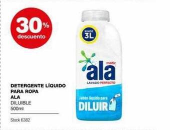Atomo Conviene Detergente liquido para ropa ala 30% descuento oferta