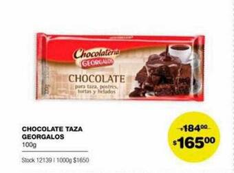 Atomo Conviene Chocolate taza georgalos oferta