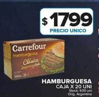 Carrefour Maxi Hamburguesa oferta