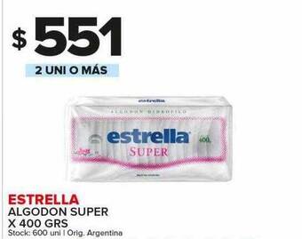 Carrefour Maxi Estrella algodon super oferta