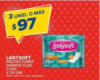 Carrefour Maxi Ladysoft protectores diarios clas c gel oferta