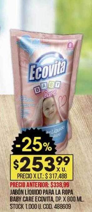 Coto Jabón líquido para la ropa baby care ecovita oferta