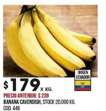 Coto Banana cavendish oferta