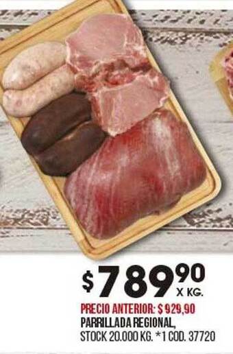 Coto Parrillada regional oferta