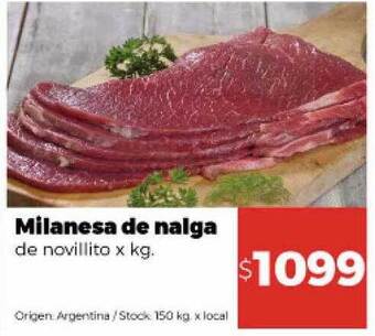 Disco Milanesa de nalga oferta