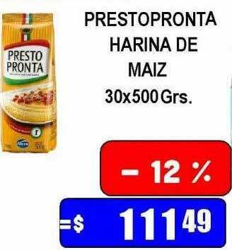 Dulcenter Prestopronta harina de maiz oferta