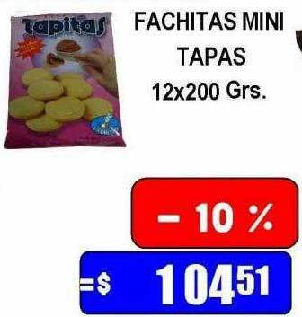 Dulcenter Fachitas mini tapas oferta