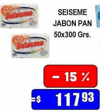 Dulcenter Seiseme jabon pan oferta