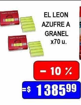 Dulcenter El leon azufre a granel oferta