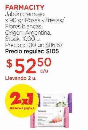 Farmacity Farmacity jabón cremoso oferta