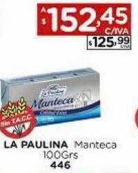Hipermay La paulina manteca oferta