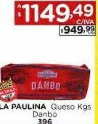 Hipermay La paulina queso kgs danbo oferta