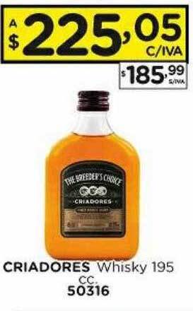 Hipermay Criadores whisky oferta