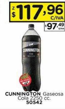 Hipermay Cunnington gaseosa cola oferta
