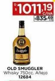 Hipermay Old smuggler whisky oferta
