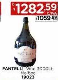 Hipermay Fantelli vino malbec oferta