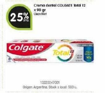 Jumbo Crema dental colgate total 12 oferta