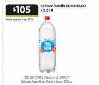 Jumbo Soda en botella cuisine&co oferta