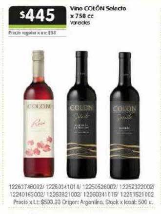 Jumbo Vino colón selecto oferta