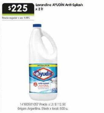 Jumbo Lavandina ayudin anti-splash oferta