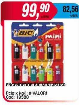 Maxiconsumo Encendedor bic mini j5liso oferta