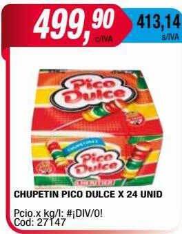 Maxiconsumo Chupetin pico dulce oferta