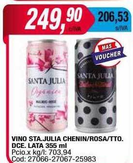 Maxiconsumo Vino sta julia chenin rosa tto dce oferta