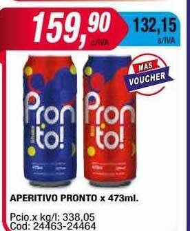 Maxiconsumo Aperitivo pronto oferta