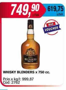 Maxiconsumo Whisky blenders oferta