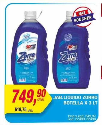 Maxiconsumo Jab liquido zorro oferta