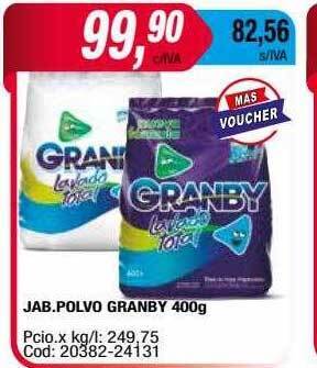 Maxiconsumo Jab polvo granby oferta