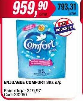 Maxiconsumo Enjuague comfort oferta