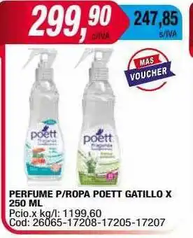 Maxiconsumo Perfume p ropa poett gatillo oferta
