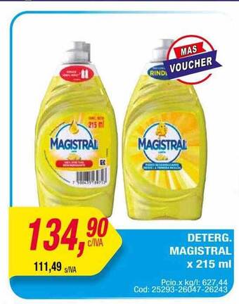 Maxiconsumo Deterg magistral oferta