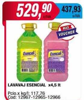 Maxiconsumo Lavavaj esencial oferta