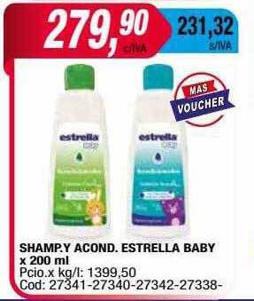 Maxiconsumo Shamp y acond estrella baby oferta