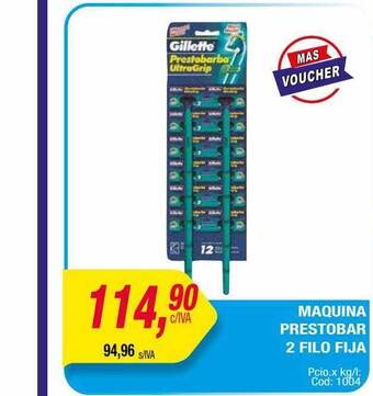 Maxiconsumo Maquina prestobar 2 filo fija oferta