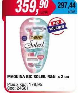 Maxiconsumo Maquina bic soleil r&n oferta