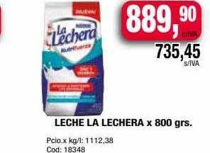 Maxiconsumo Leche la lechera oferta