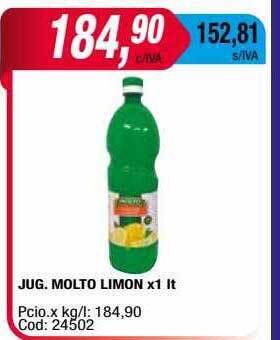 Maxiconsumo Jug molto limon oferta