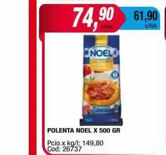 Maxiconsumo Polenta noel oferta