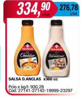 Maxiconsumo Salsa d anclas oferta