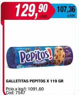 Maxiconsumo Galletitas pepitos oferta