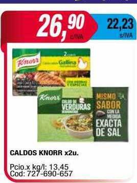 Maxiconsumo Caldos knorr oferta